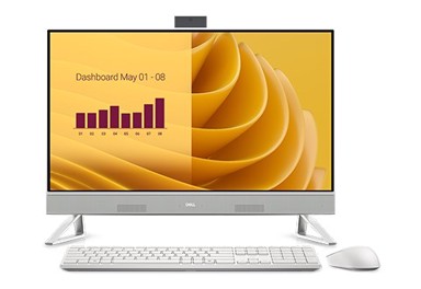DELL AiO računalo EC27250 / Intel Core 7 150U, 27", 1920 x 1080, 16 GB RAM, 1 TB SSD, Windows 11 Pro, bijela